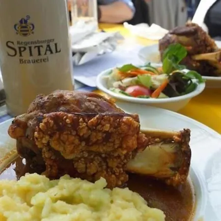 Hotel Brauereigaststatte Spitalgarten Ratisbona